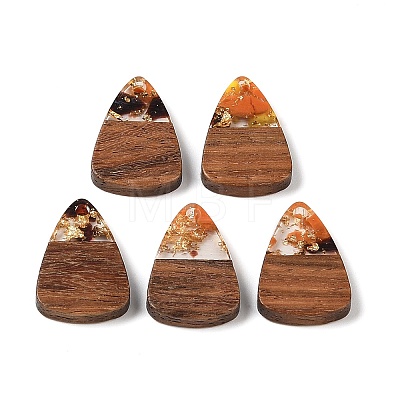 Resin & Wood Pendants WOOD-S061-02N-1