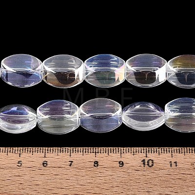 Electroplate Glass Beads Strands EGLA-Q134-02A-B06-1