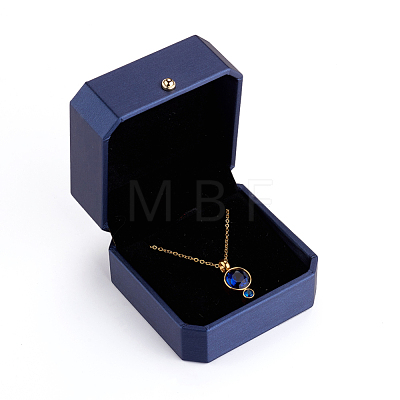PU Leather Necklace Gift Boxes X-LBOX-L005-D01-1