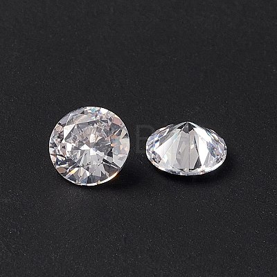 Clear Grade A Diamond Shaped Cubic Zirconia Cabochons X-ZIRC-M002-7mm-007-1