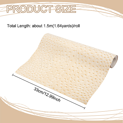Ostrich PVC Imitation Leather Fabric DIY-WH0028-10A-03-1