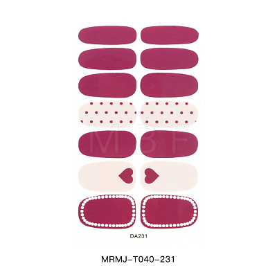 Full Cover Nail Art Stickers MRMJ-T040-231-1