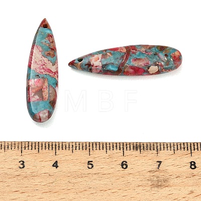 Dyed Synthetic Imperial Jasper Pendants GG-CBAA20A-08A-1