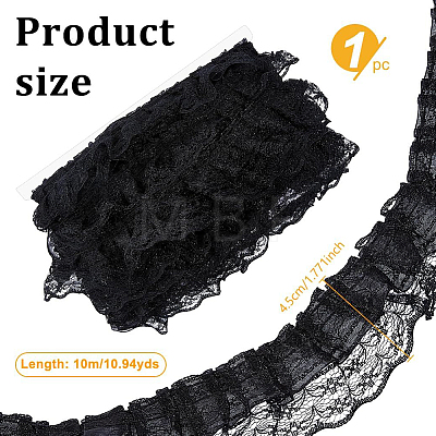 1Pc Organza Flower Lace Ribbon OCOR-NB0002-85B-1