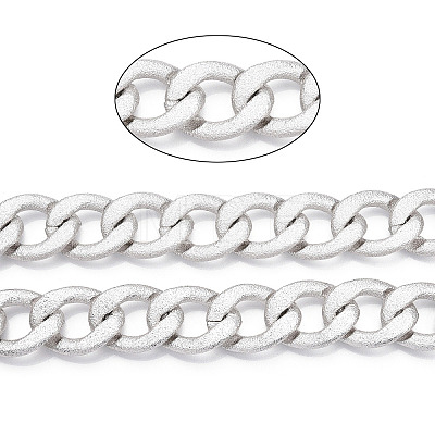 Aluminum Textured Curb Chains CHA-N003-05P-1