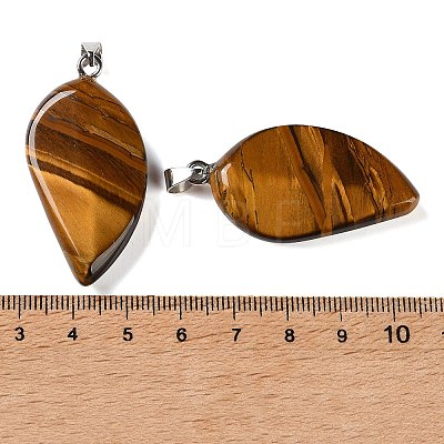 Natural Tiger Eye Pendants GG-CBACB71-05P-09-1