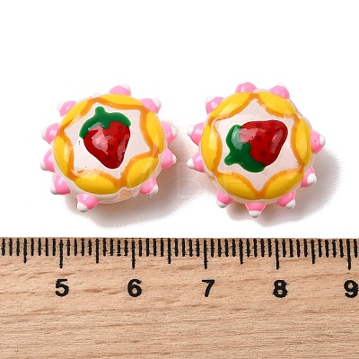 Baking Paint Glass Enamel Beads LAMP-K039-34M-1