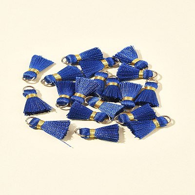 20Pcs Handmade Polycotton(Polyester Cotton) Tassel Decorations FIND-FS0003-27A-1