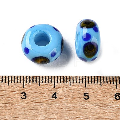 Handmade Lampwork European Beads LA-CBA0C61-01H-1