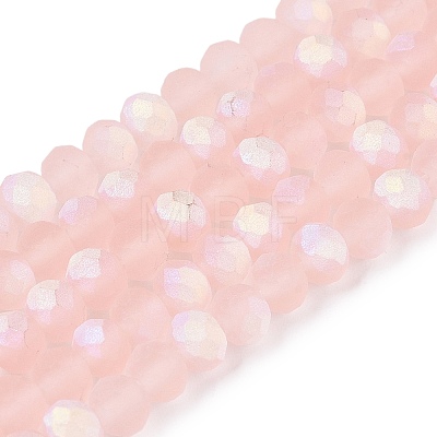 Transparent Glass Beads Strands EGLA-A044-T4mm-MB22-1