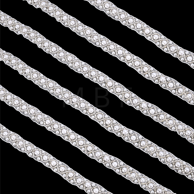 5Yards Polyester Lace Ribbons OCOR-ME0001-65B-1