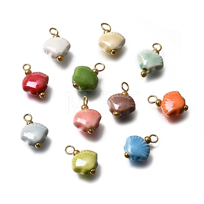 Handmade Porcelain Pendants PR-CBA0027-02G-1