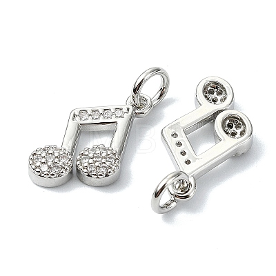 SHEGRACE Brass Clear Cubic Zirconia Charms XGRQ3P998-629P-1