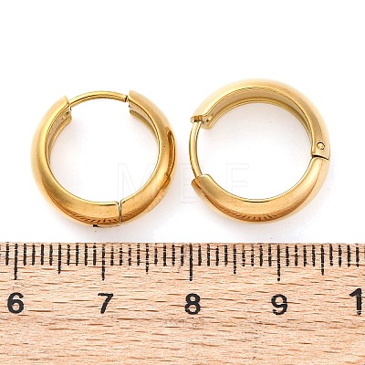 316 Surgical Stainless Steel Hoop Earrings for Women EJEW-G429-01B-G-1