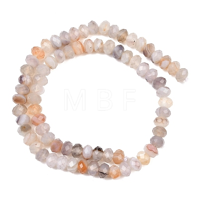 Natural Botswana Agate Beads Strands G-C259-A21-5x8mm-1