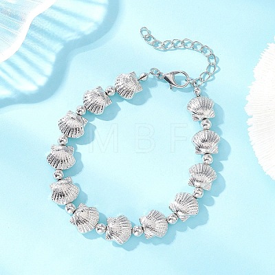 CCB Plastic Beaded Bracelets for Women BJEW-JB13240-02-1