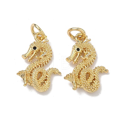 Brass Micro Pave Cubic Zirconia Pendants KK-K420-04G-1