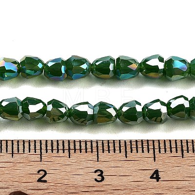 Electroplate Glass Beads Strands EGLA-D030-T4mm-B05-1