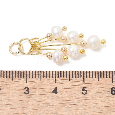Natural Cultured Freshwater Pearl Pendants PALLOY-JF05434-1