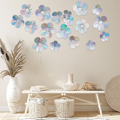 Laser Self-Adhesive 3D PVC Wall Stickers DIY-WH0013-69-1