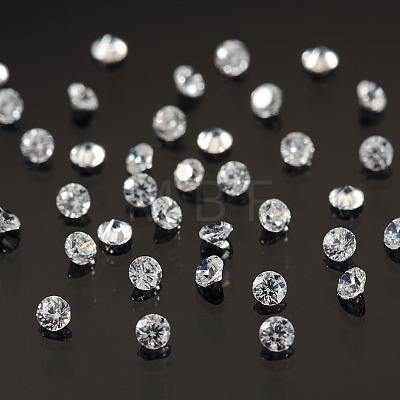 500Pcs Diamond Shape Grade AAA Cubic Zirconia Cabochons ZIRC-TADJ0001-01E-1