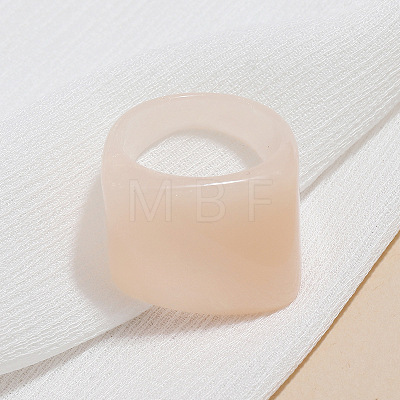 Rectangle Acrylic Finger Rings for Women WGE6404-06-1