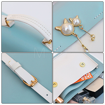 DIY Imitation Leather Sew on Women's Crossbody Bag Making Kit DIY-WH0387-30C-1