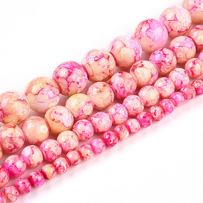 Baking Paint Glass Beads X1-DGLA-N003-6mm-A01-1