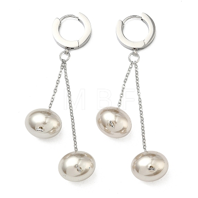 304 Stainless Steel Hoop Earrings EJEW-D350-01P-1