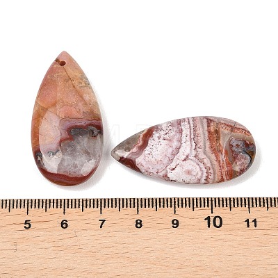 Natural Mexican Agate Pendants G-K381-07-1