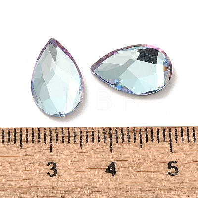 Glass Rhinestone Cabochons RGLA-P037-15A-D202-1