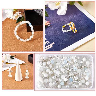 2 Bag Glass Round Beads Set JX547A-1