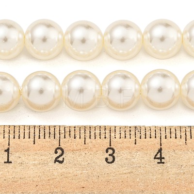 Glass Pearl Beads Strands X-HY-G002-01D-02-1