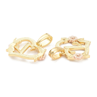 Real 18K Gold Plated Brass  Pendants KK-J042-43G-Z-1