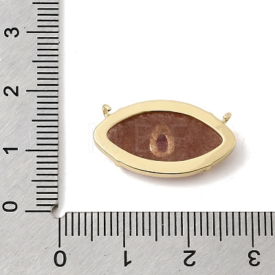 Natural Strawberry Quartz Pendants KK-C255-22G-03-1
