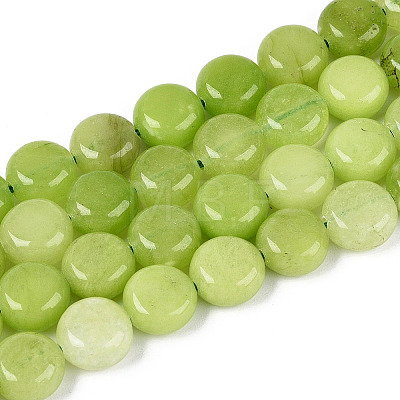 Dyed Natural White Jade Beads Strands G-T143-16J-1