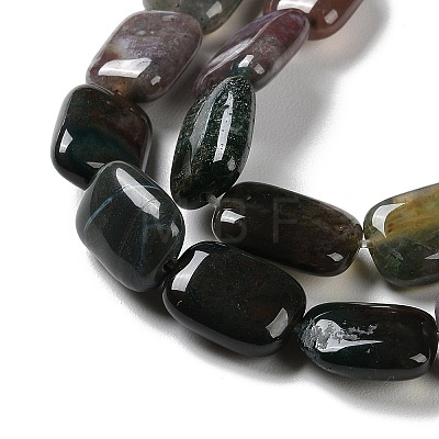 Natural Indian Agate Beads Strands G-K357-D18-01-1