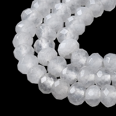 Natural Malaysia Jade Rondelle Beads Strands G-E316-2x4mm-63-1