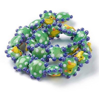 Handmade Lampwork Beads X1-LAMP-J092-01B-1