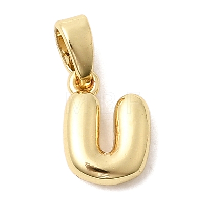 Brass Letter Charms LS-KK-G554-22G-U-1