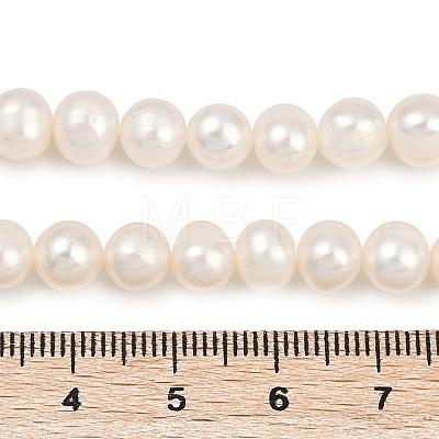 Natural Cultured Freshwater Pearl Beads Strands PEAR-I007-07X-03A-1