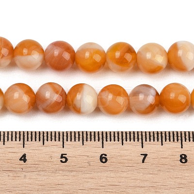 Handmade Lampwork Beads Strand LAMP-B056-8mm-13-1