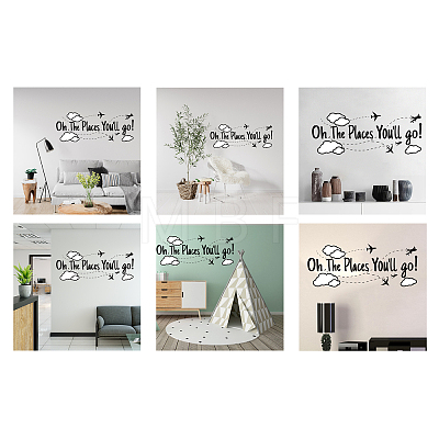 PVC Wall Stickers DIY-WH0228-017-1