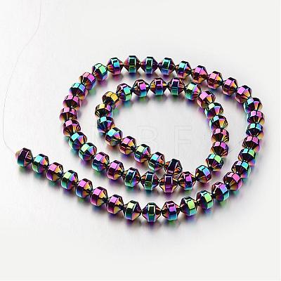 Electroplate Non-magnetic Synthetic Hematite Bead Strands G-F300-31A-02-1