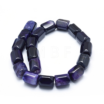 Natural Agate Beads Strands G-L551D-13-1