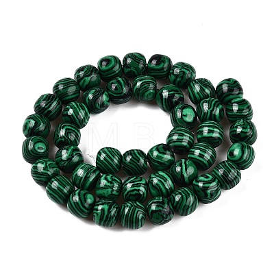 Synthetic Malachite Beads Strands G-T138-141-1