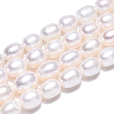 Natural Cultured Freshwater Pearl Beads Strands PEAR-N012-06V-1