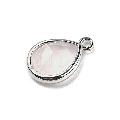 Natural Rose Quartz Faceted Pendants G-U019-05P-09-1