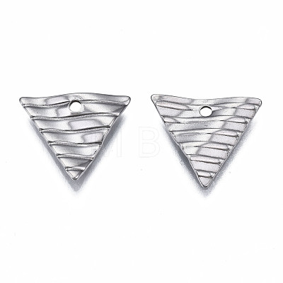 304 Stainless Steel Charms STAS-S080-056P-NR-1
