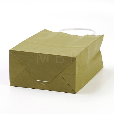 Pure Color Kraft Paper Bags AJEW-G020-C-06-1